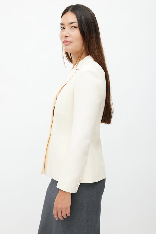 Dior Beige Wool & Silk Blazer
