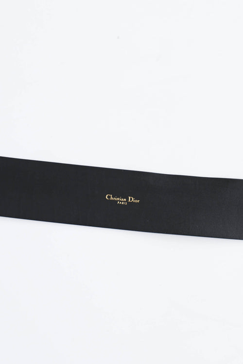 Dior Leather D Buckle Belt