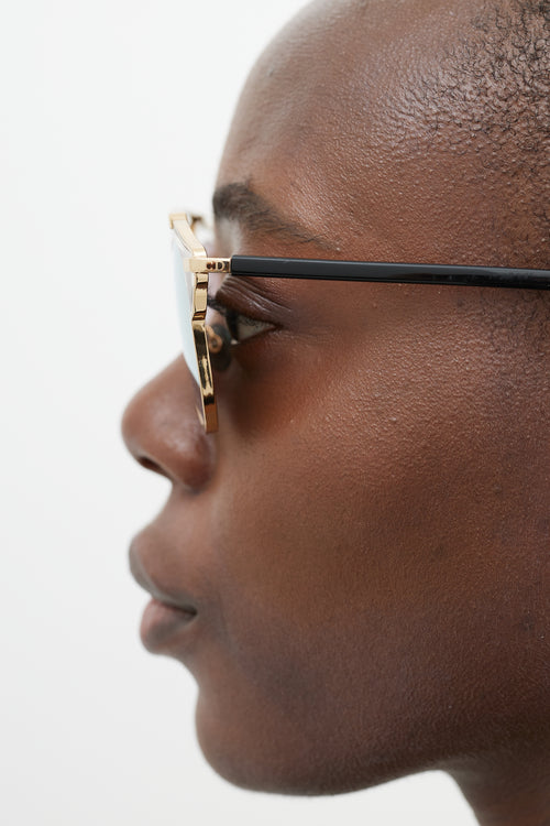 Dior Black & Gold DiorSoReal Sunglasses