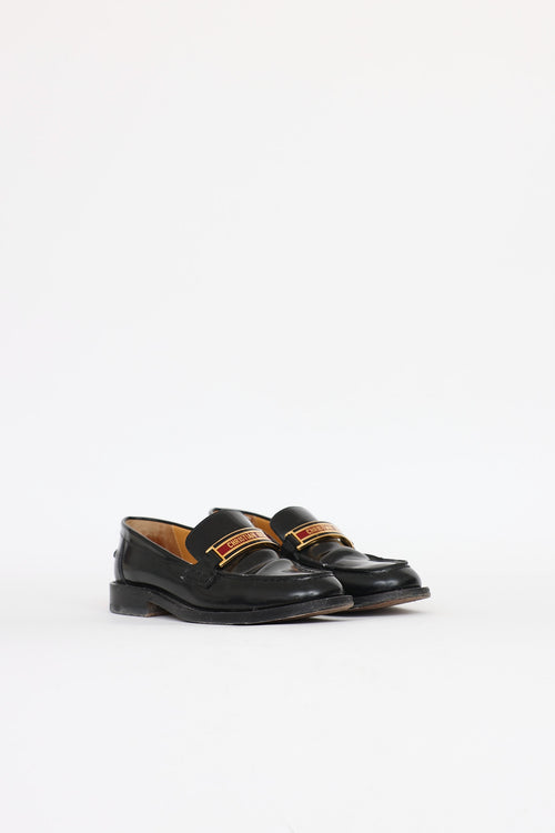 Dior Leather Code Loafer