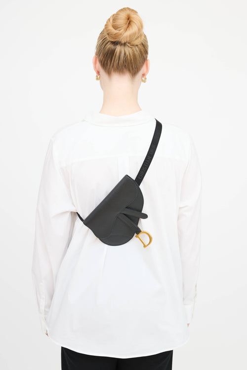 Dior Leather Saddle Belt Pouch