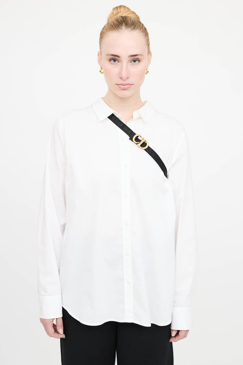 Dior Leather Saddle Belt Pouch