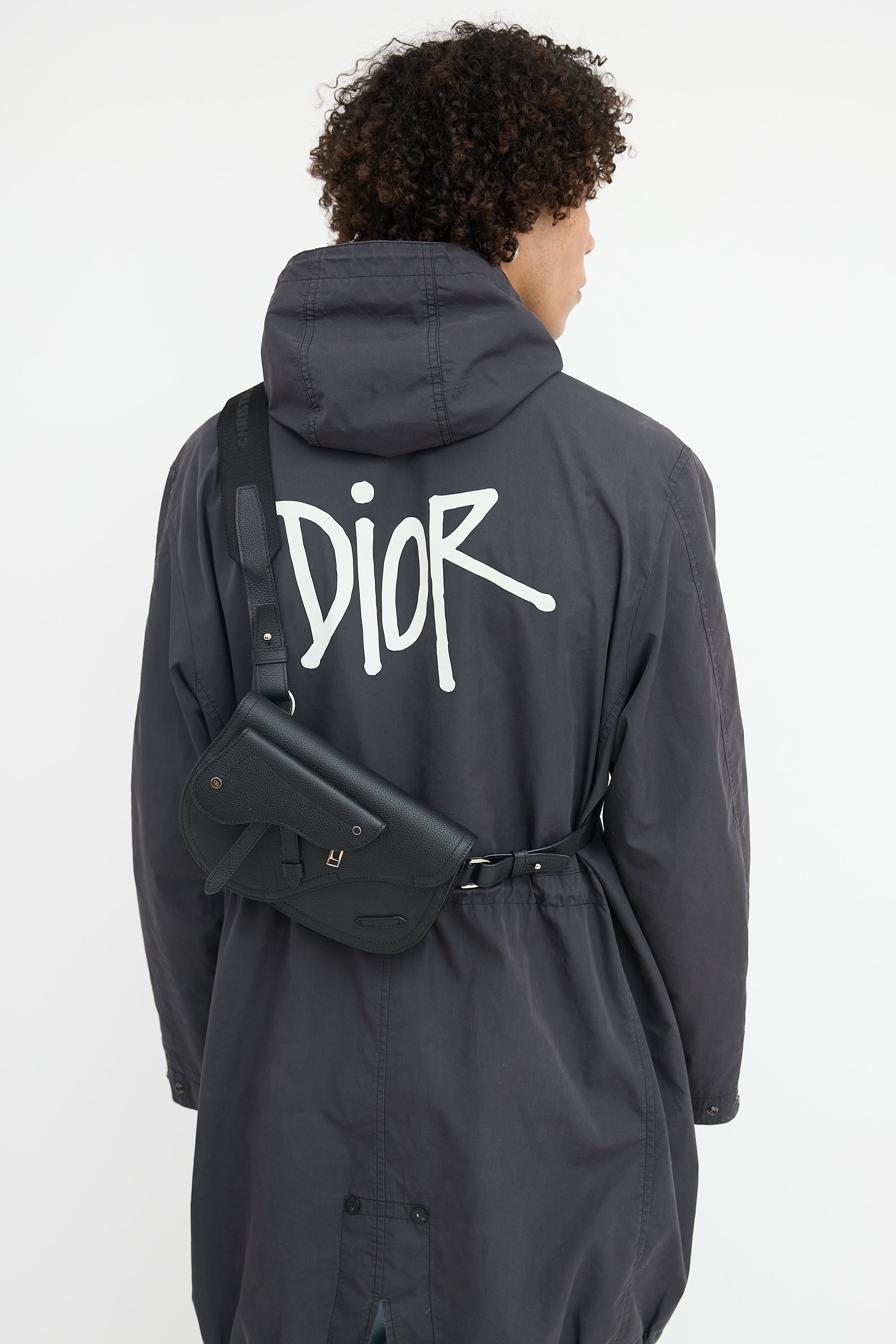 Dior Leather Saddle Pouch Bag