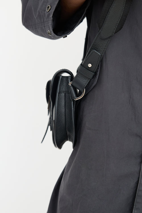 Dior Leather Saddle Pouch Bag
