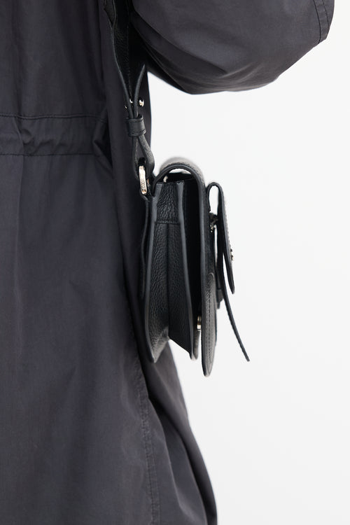 Dior Leather Saddle Pouch Bag