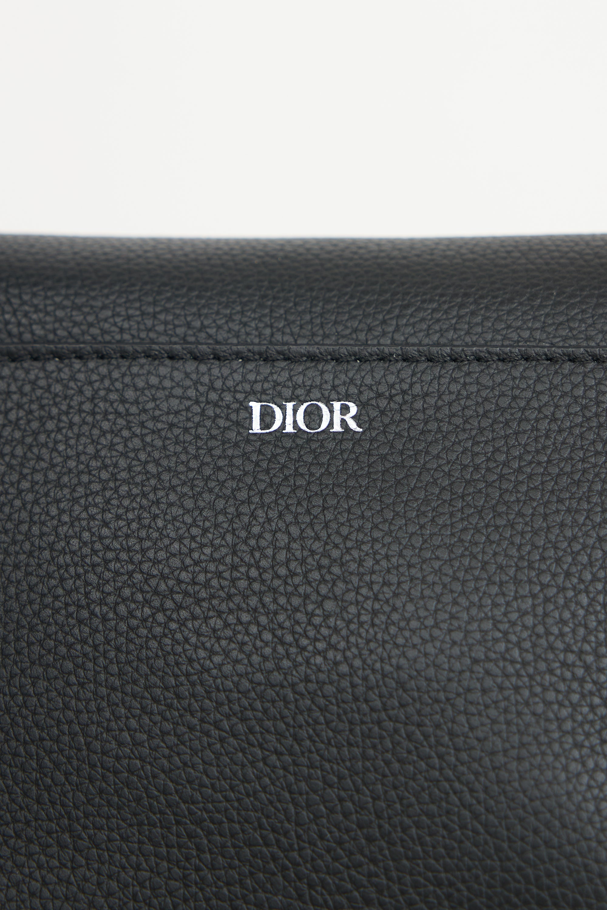 Dior Leather Saddle Pouch Bag