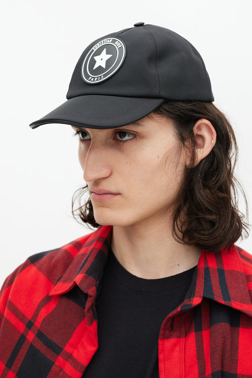 Dior Black & White Star Logo Hat