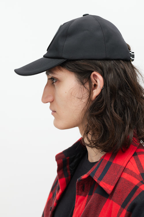 Dior Black & White Star Logo Hat