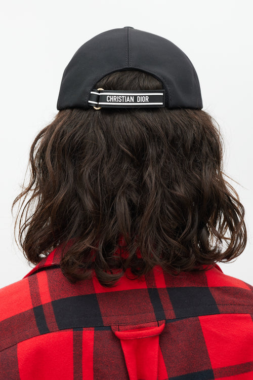 Dior Black & White Star Logo Hat
