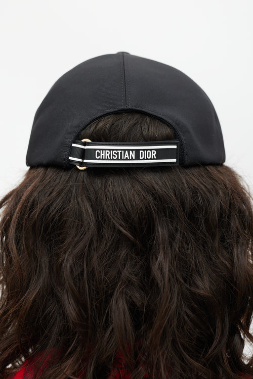 Dior Black & White Star Logo Hat