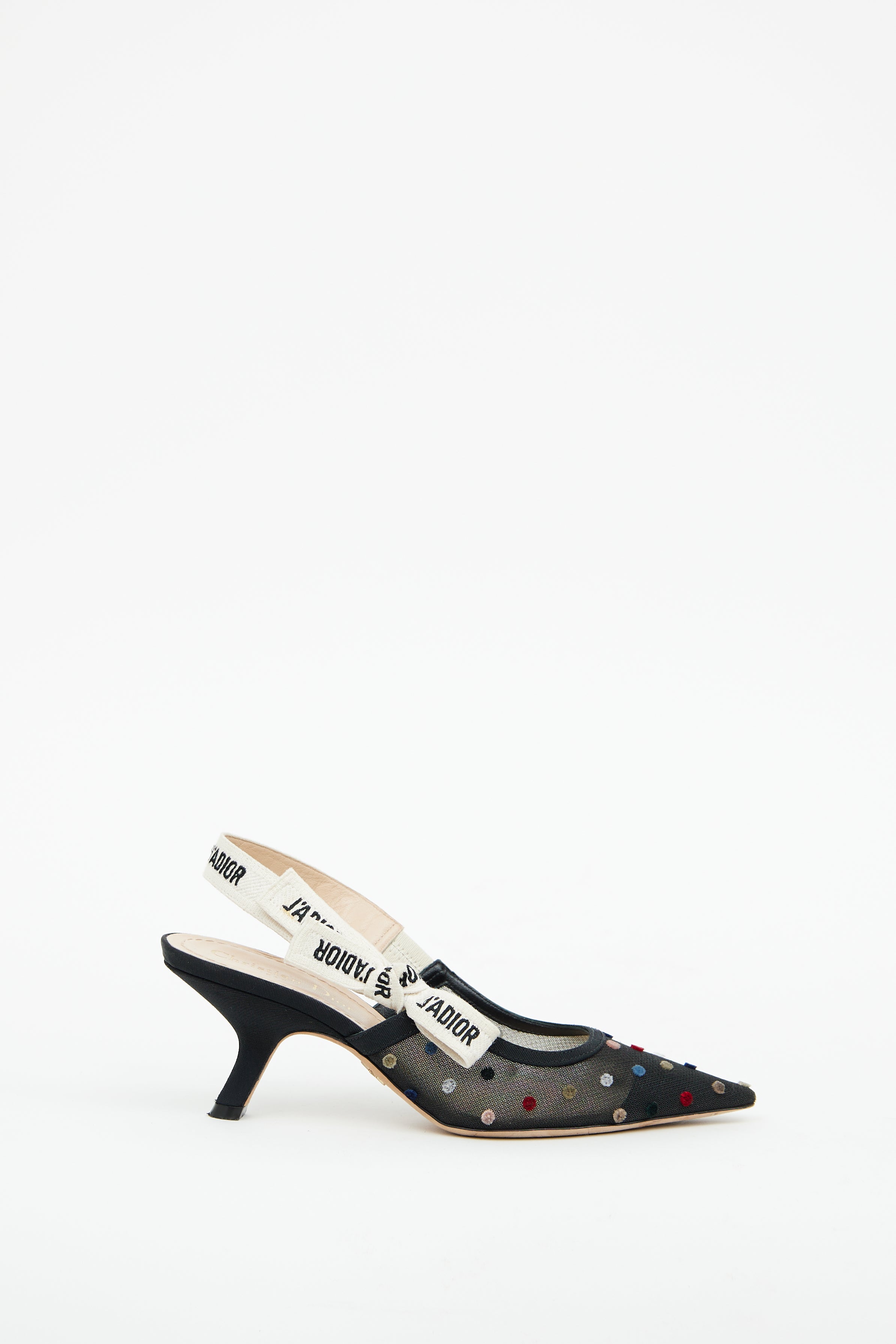 Dior Navy & Multi J'Adior Confetti Heel