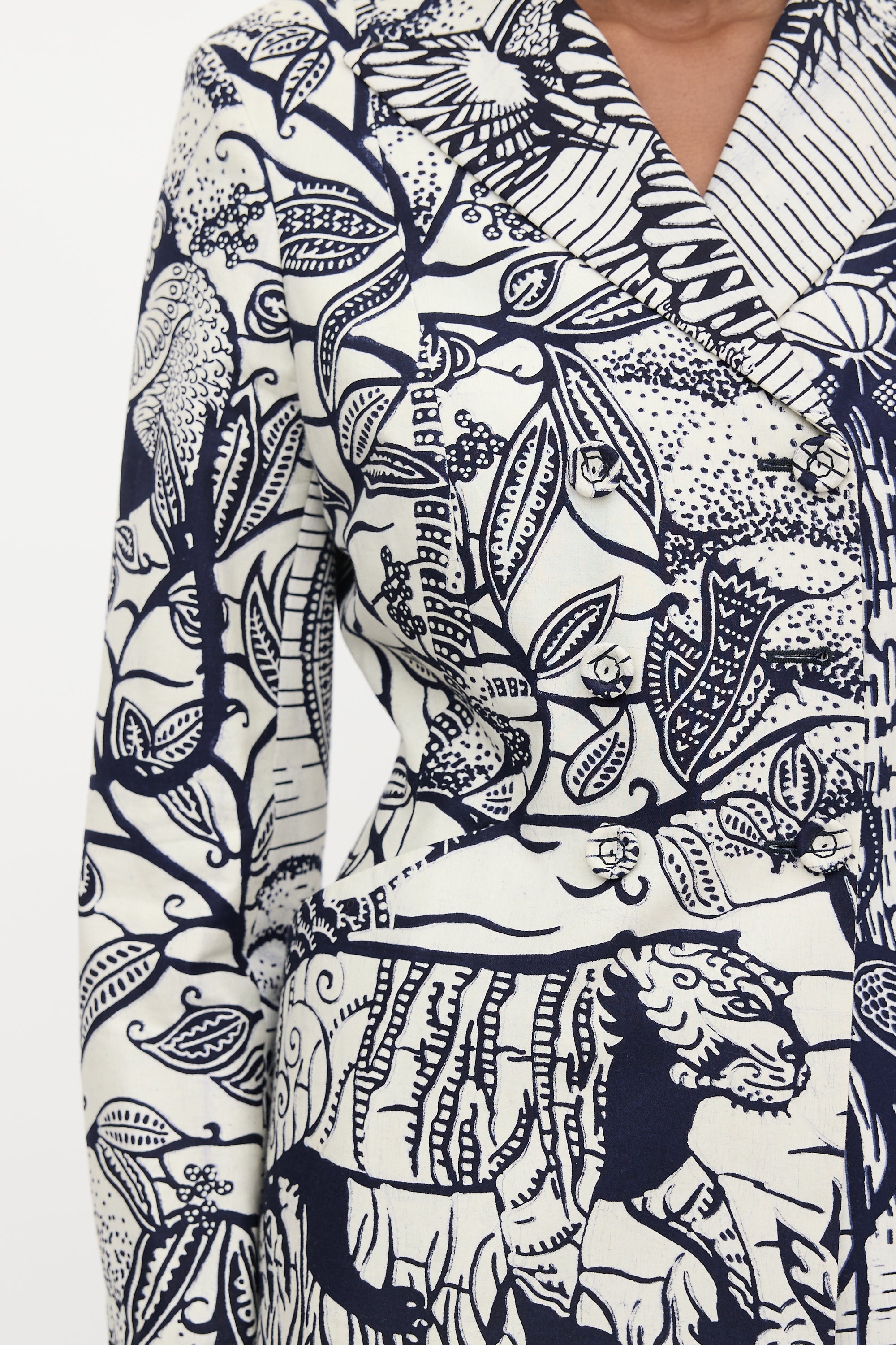 Dior Cruise 2020 Printed Bar Blazer