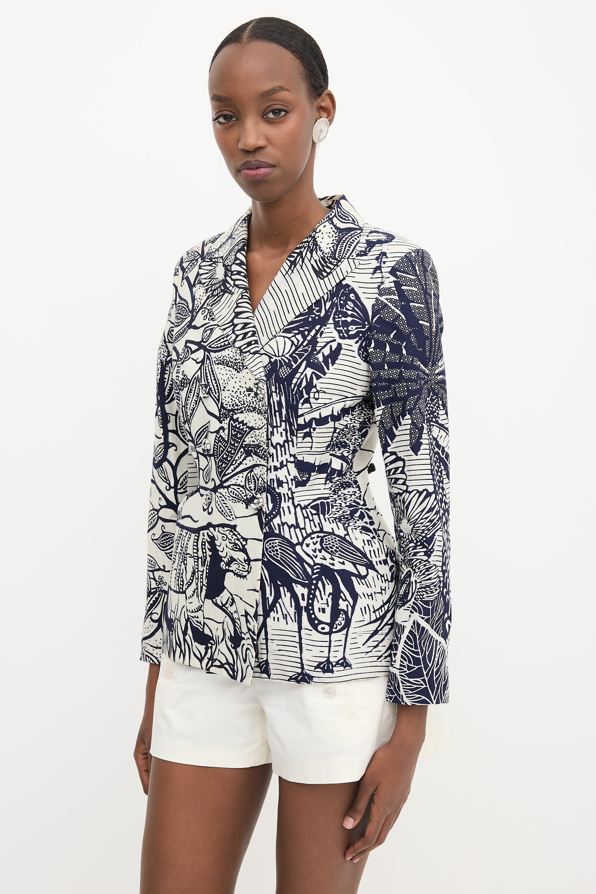 Dior Cruise 2020 Printed Bar Blazer