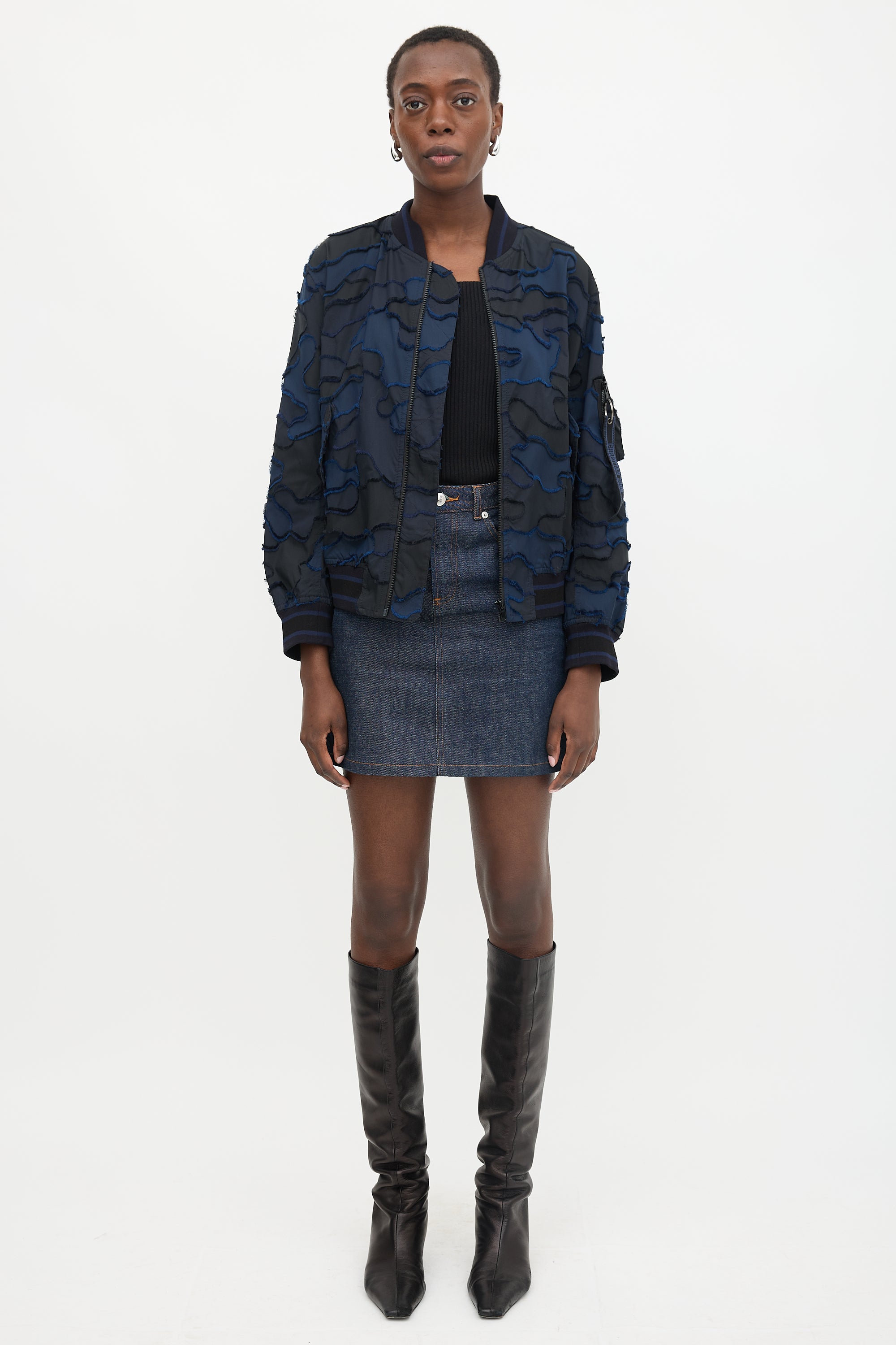 Dior Cruise 2020 Textured Bomber Jacket