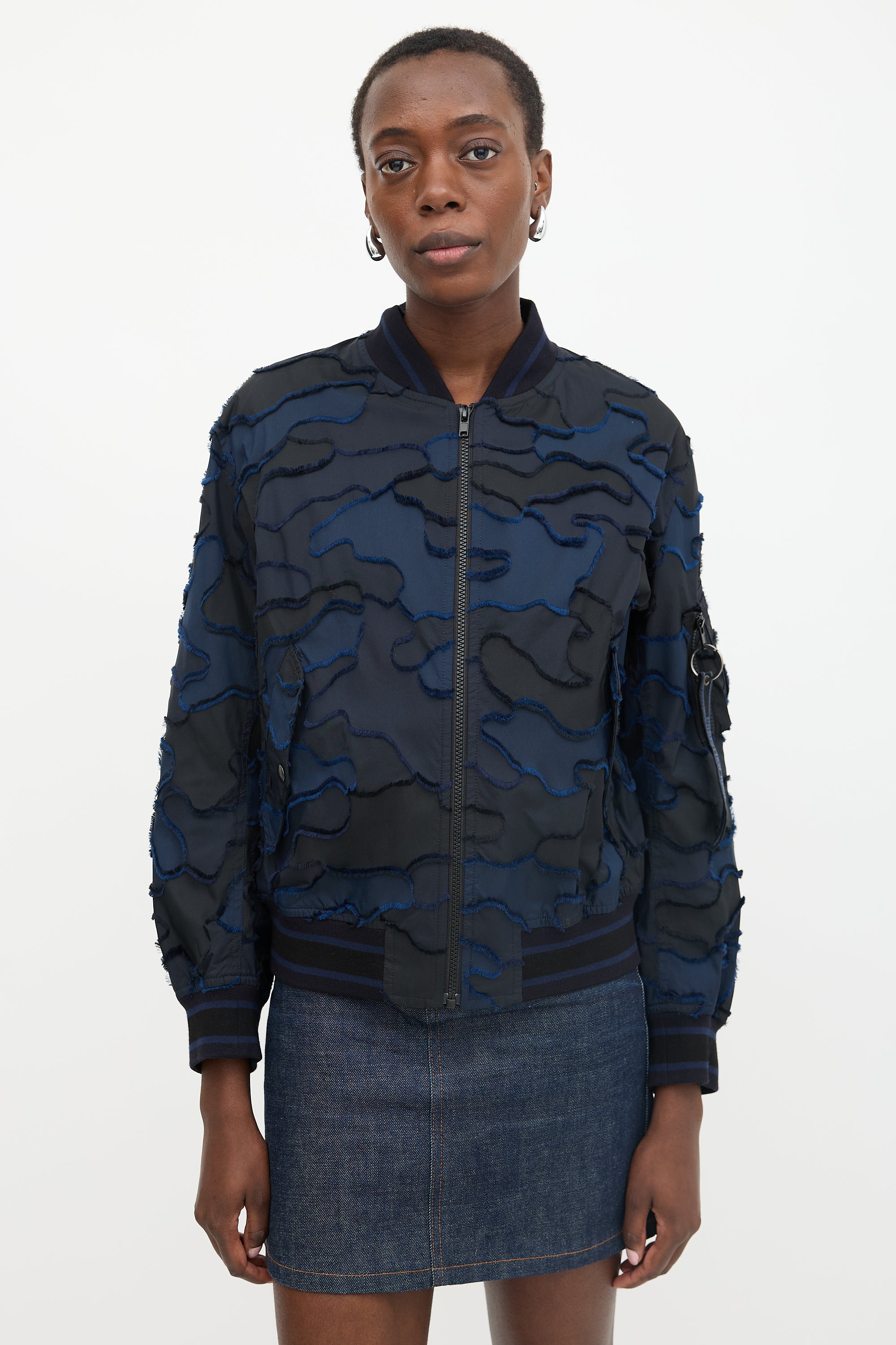 Dior Cruise 2020 Textured Bomber Jacket