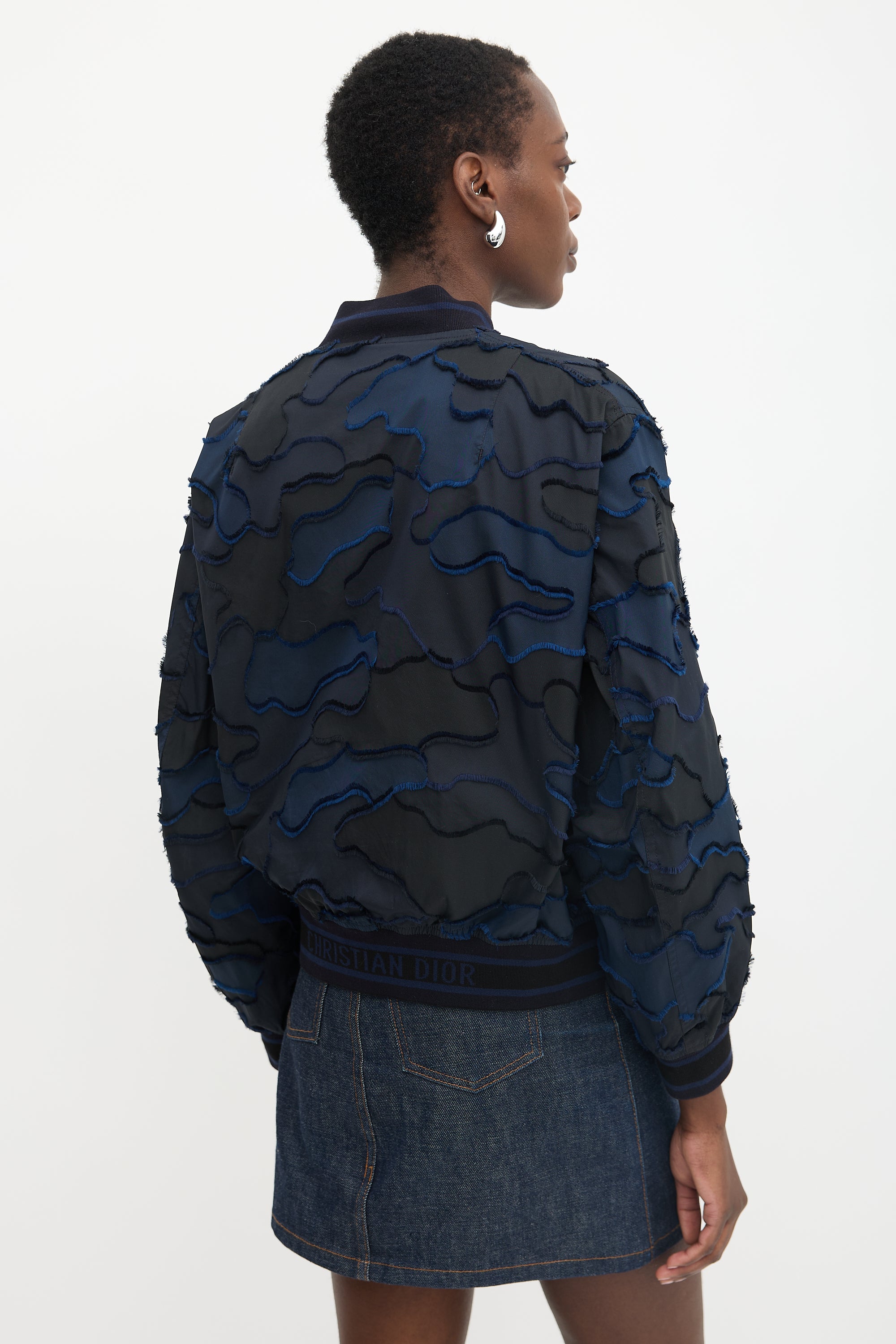 Dior Cruise 2020 Textured Bomber Jacket