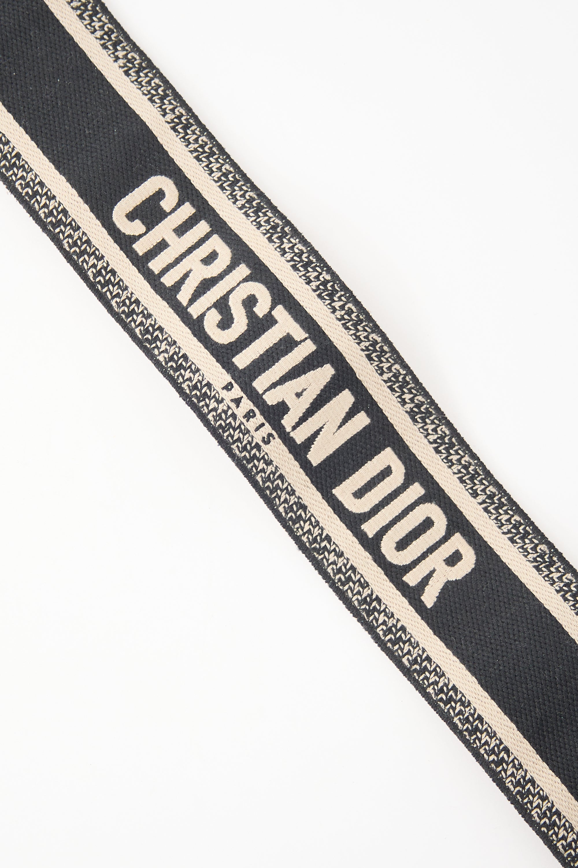 Dior Embroidered Logo Bag Strap