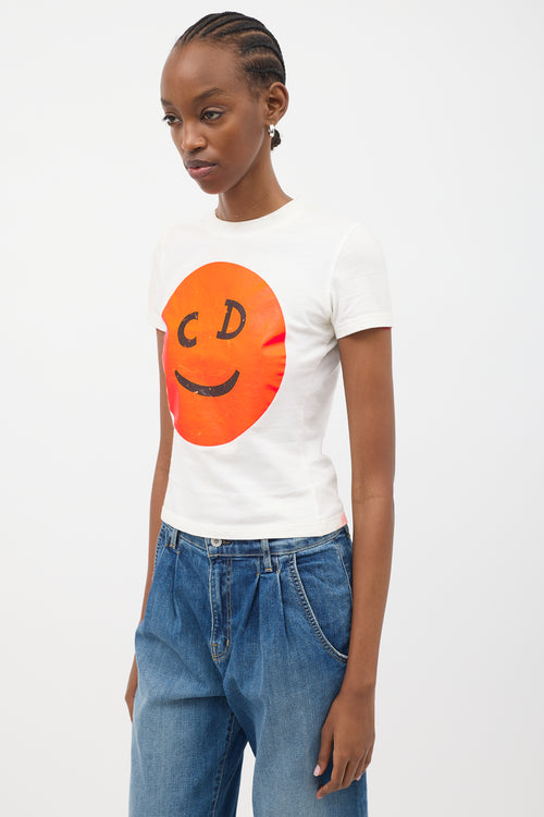 Dior FW 2001 Smiley Face T-Shirt