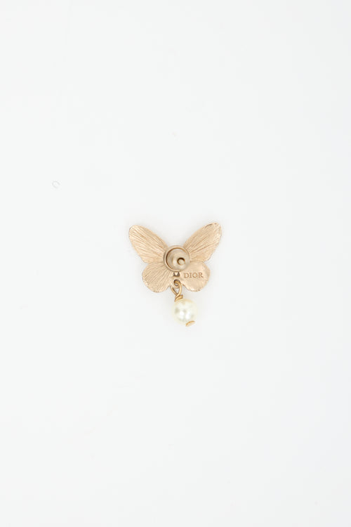 Dior Faux Pearl Tribales Single Earring