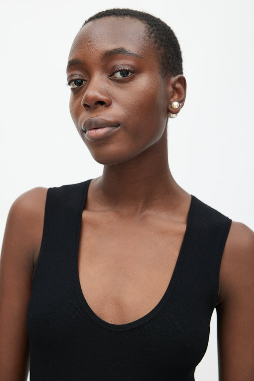 Dior Gold & Pearl Tribales Earring