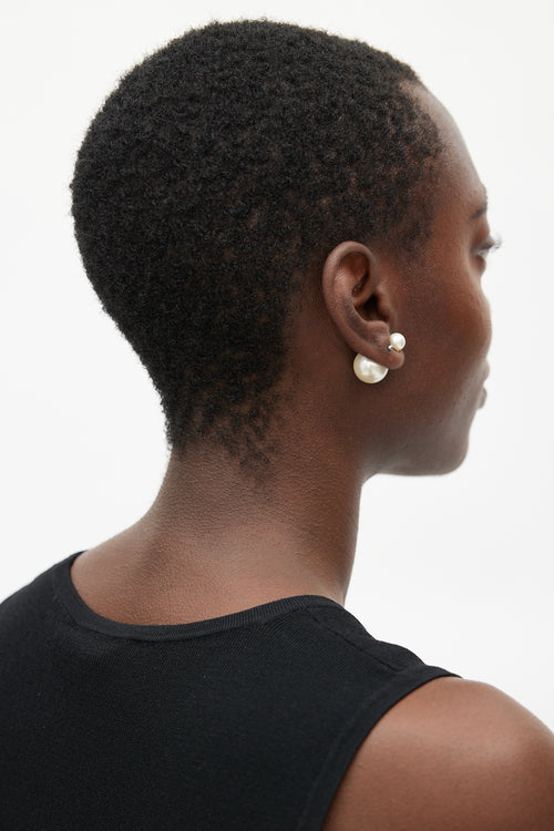 Dior Gold & Pearl Tribales Earring