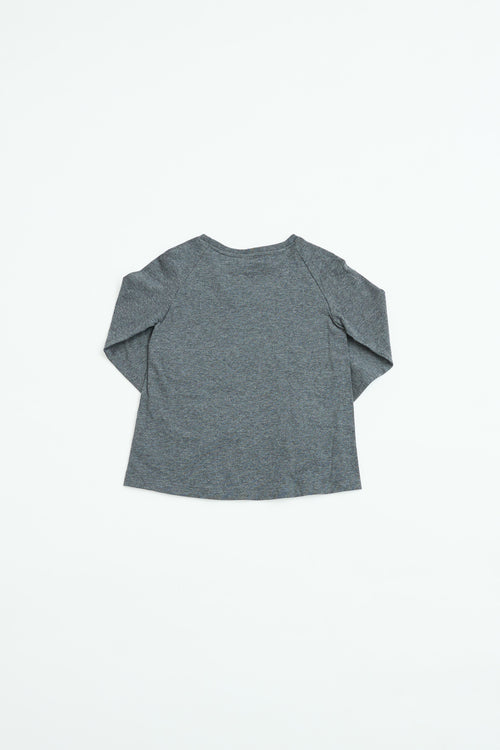 Dior Kids Grey Flocked Oblique Top