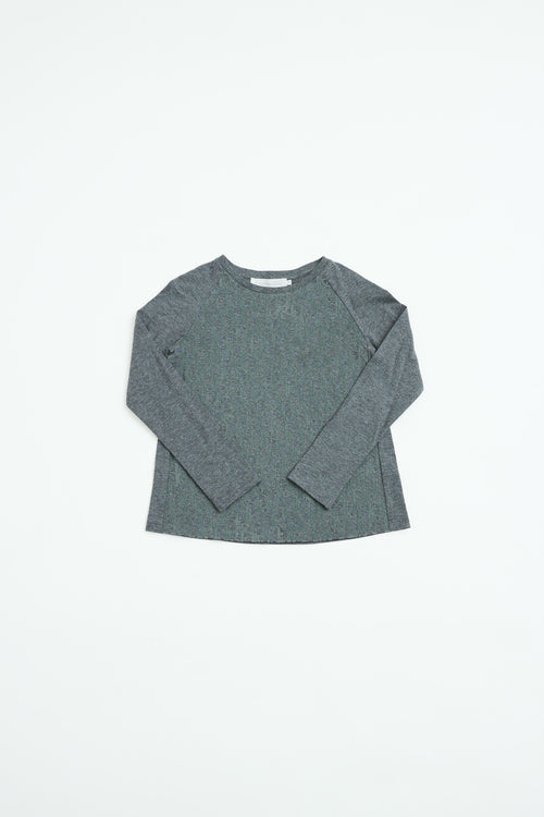 Dior Kids Grey Flocked Oblique Top
