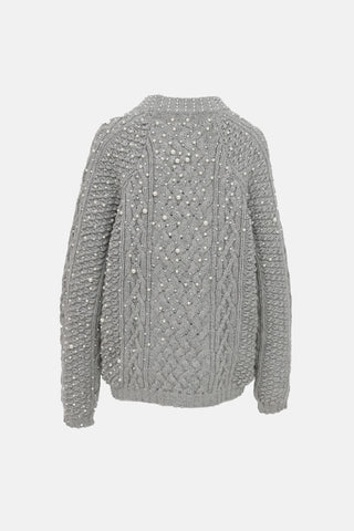 Dior X ERL Cableknit PearL Sweater