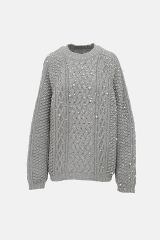 Dior X ERL Cableknit PearL Sweater
