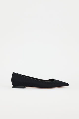 Dior Ribbed Pointed Flat