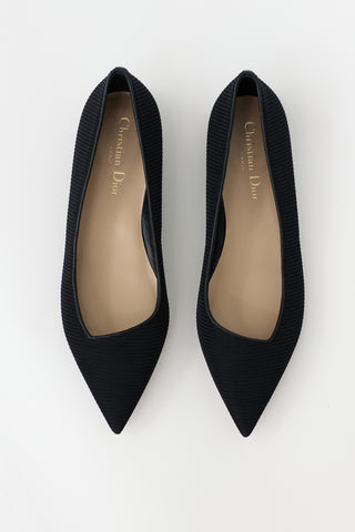 Dior Ribbed Pointed Flat