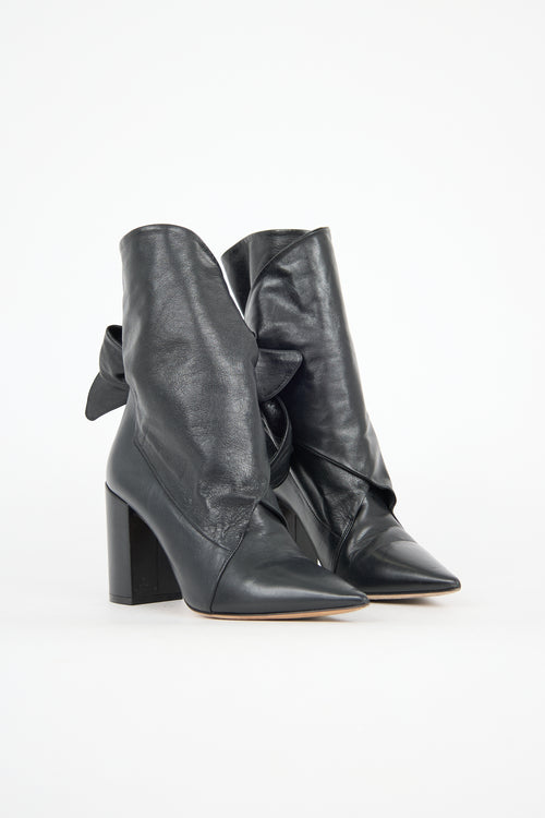 Dior Leather Huggy Boot