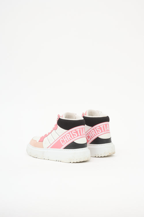 Dior Leather & Nylon D-Player Sneaker