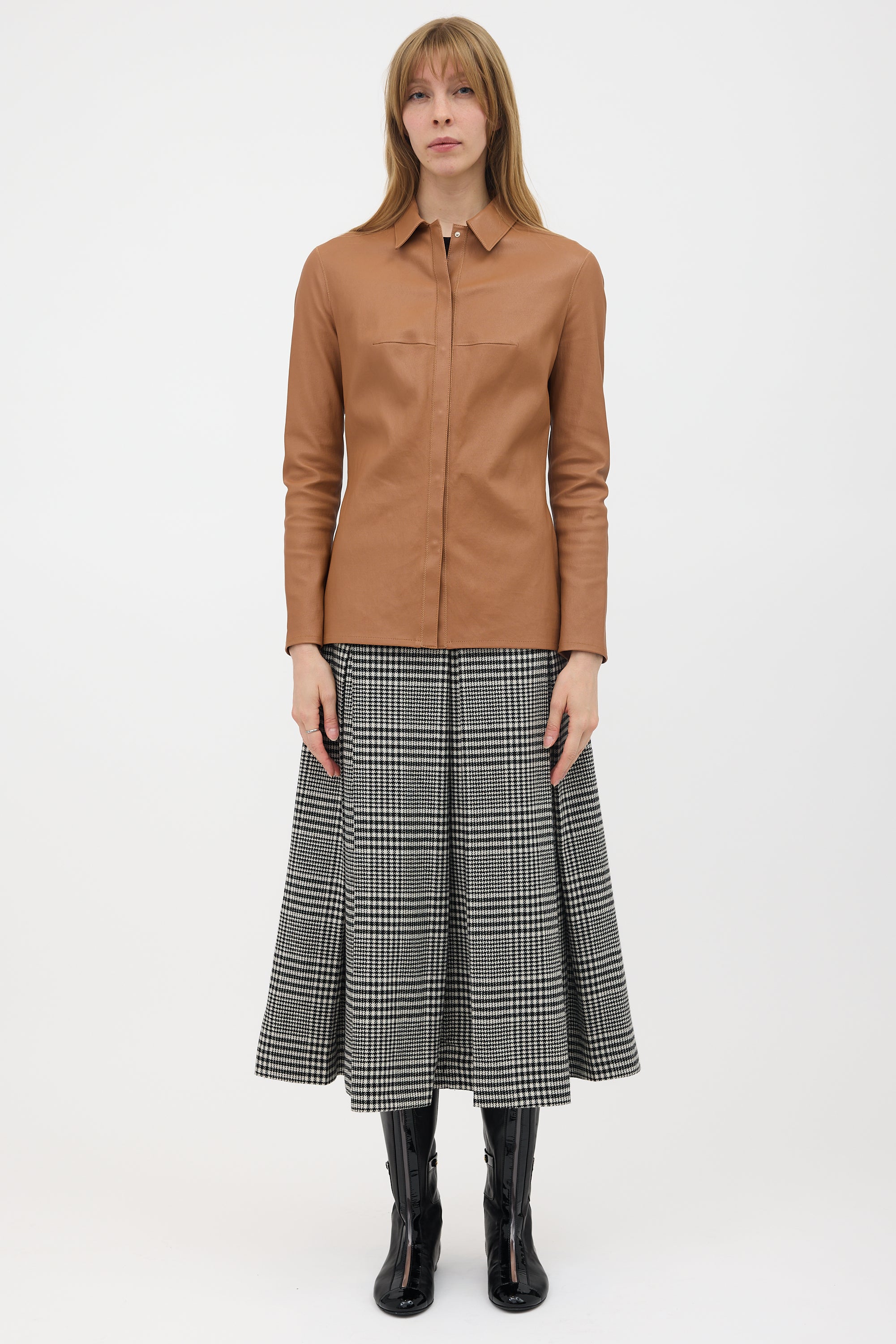 Dior Leather Shirt