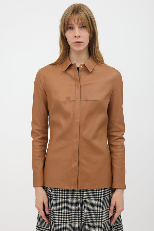 Dior Leather Shirt