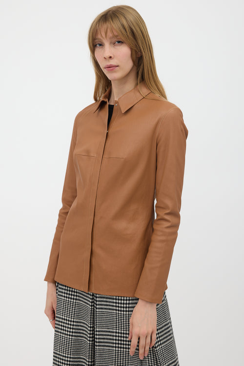 Dior Leather Shirt