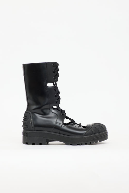 Dior Leather Dioriron Boot