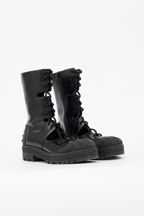 Dior Leather Dioriron Boot