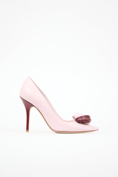 Dior Leather Rose Pump