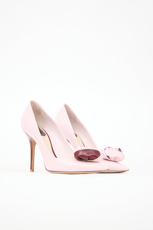 Dior Leather Rose Pump