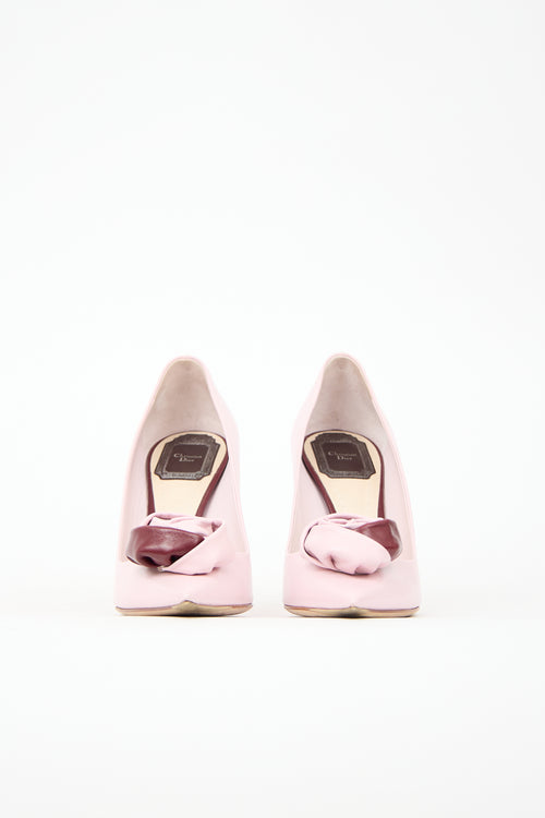 Dior Leather Rose Pump