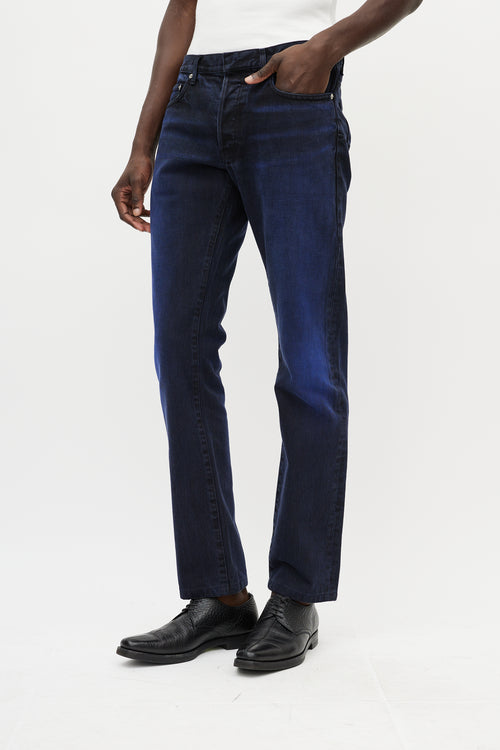 Dior Navy & Blue Gradient Jeans