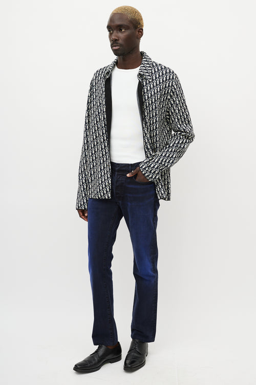 Dior Navy & Blue Gradient Jeans