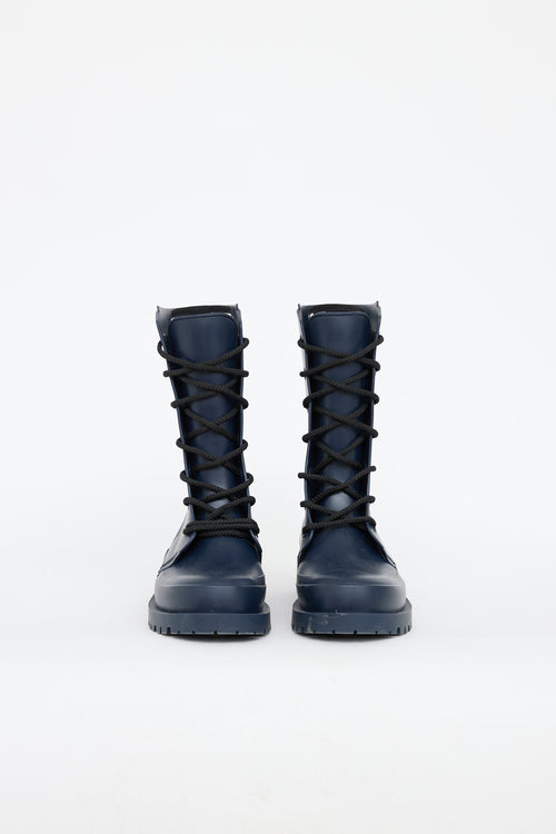 Dior Diorcamp Rubber Lace Up Boot