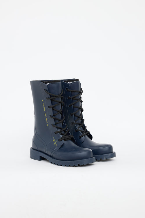 Dior Diorcamp Rubber Lace Up Boot