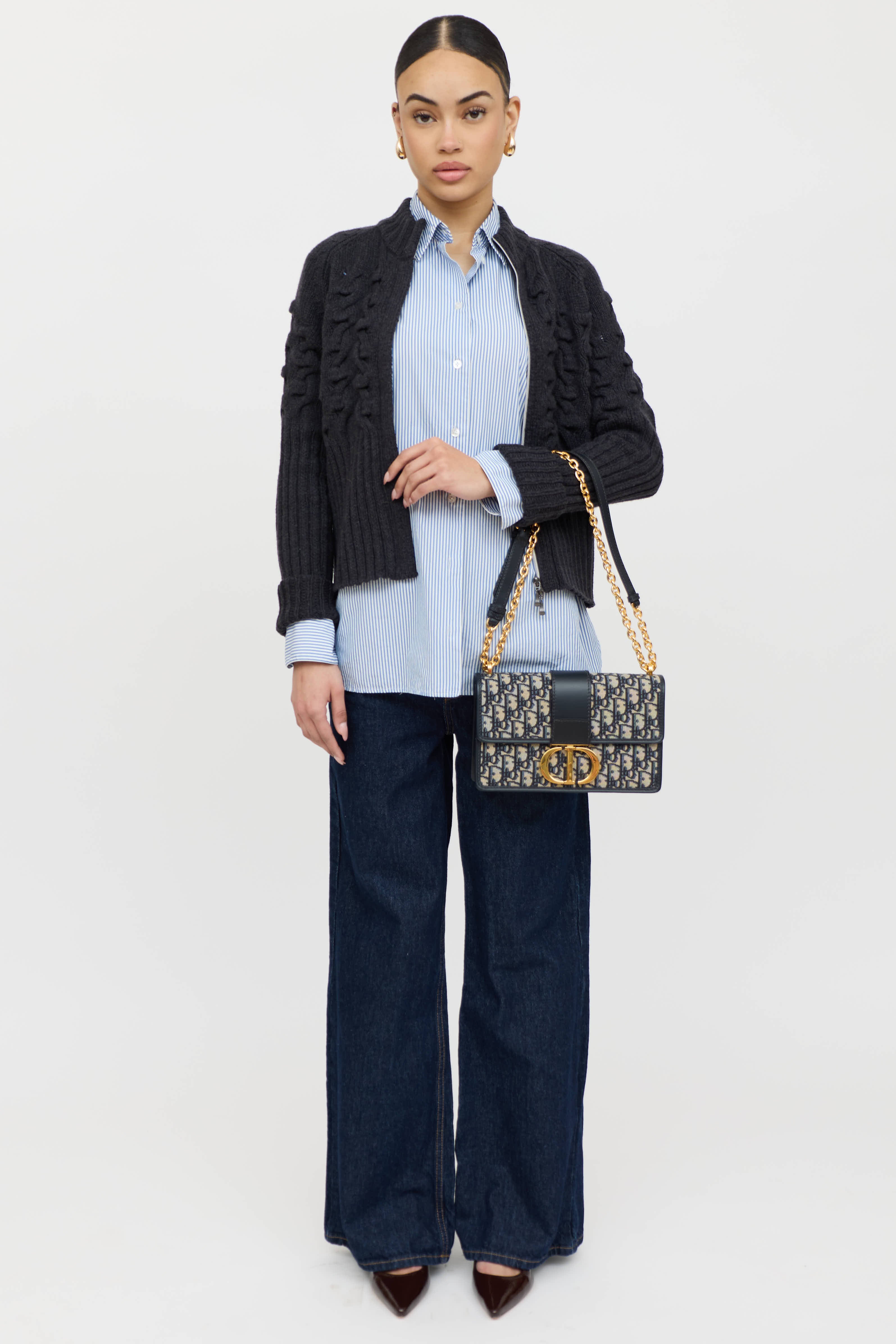Dior Oblique 30 Montaigne Chain Bag