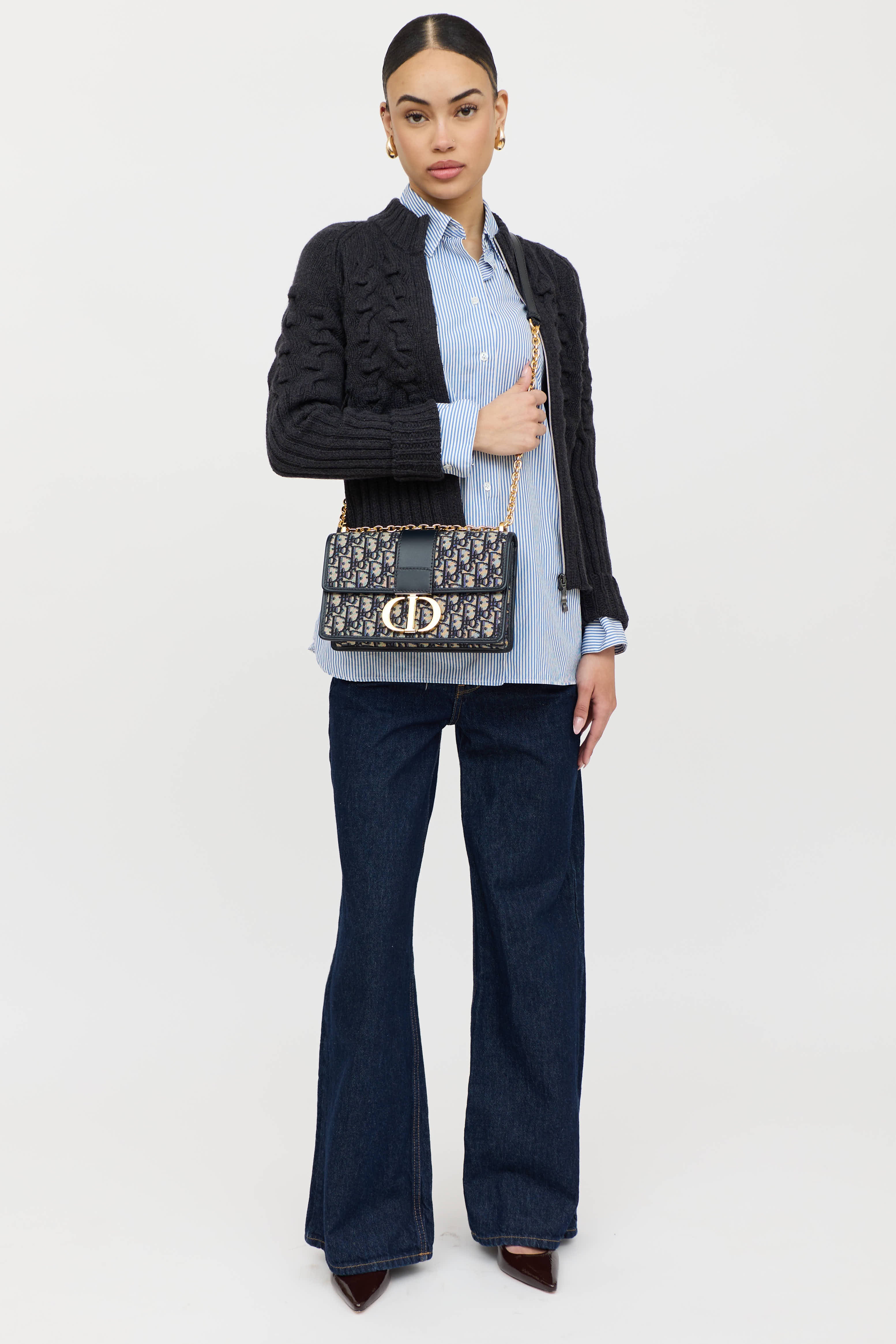 Dior Oblique 30 Montaigne Chain Bag