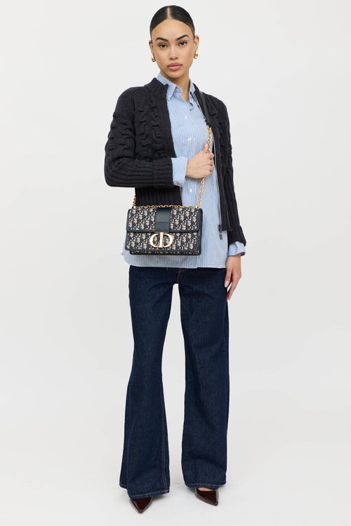 Dior Oblique 30 Montaigne Chain Bag
