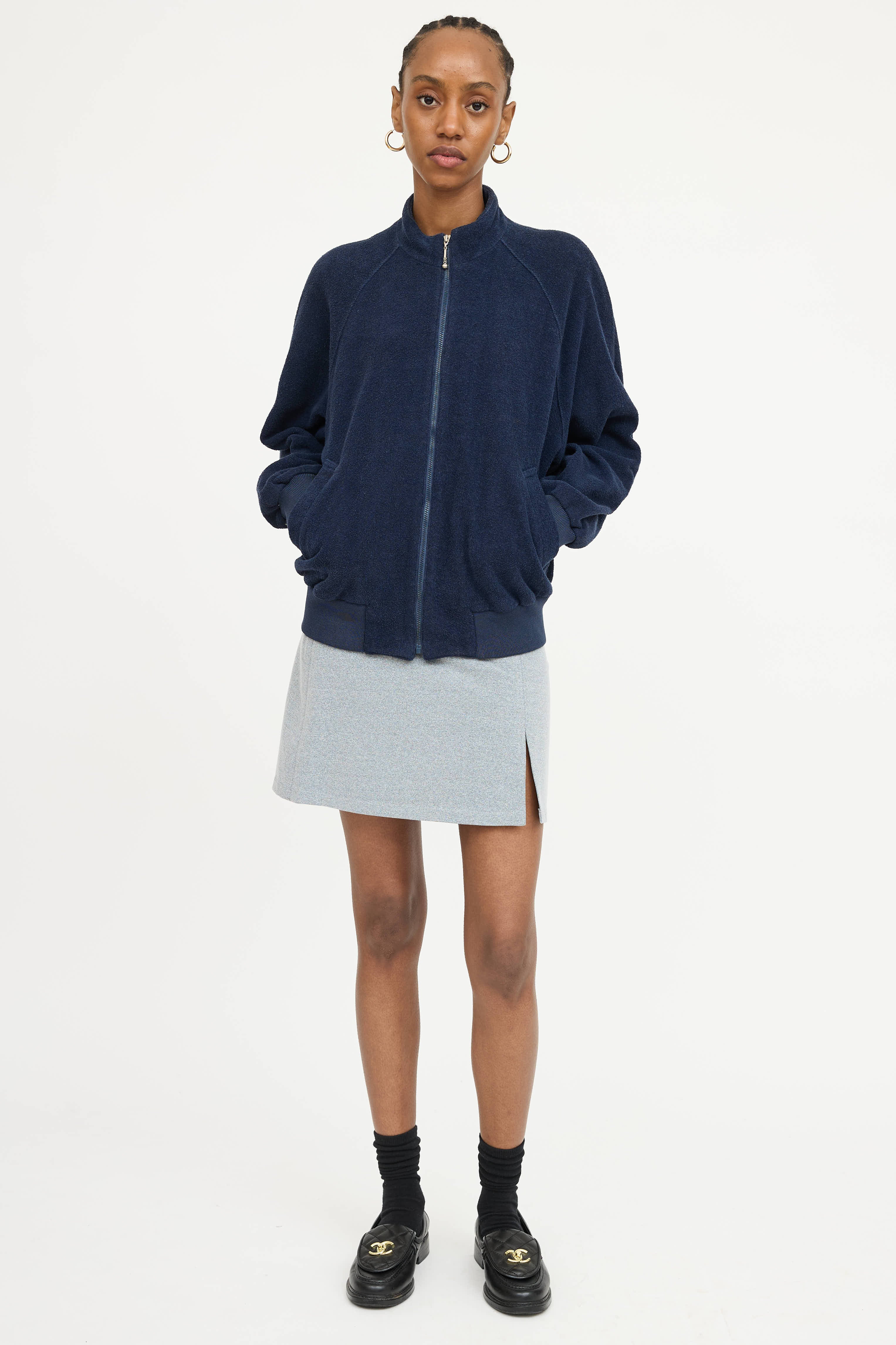 Dior Sports Terrycloth Zip Jacket