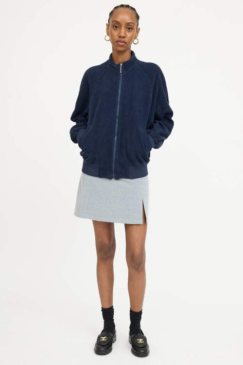 Dior Sports Terrycloth Zip Jacket